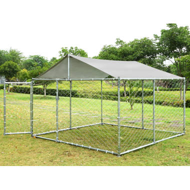 Steel clearance yard kennel